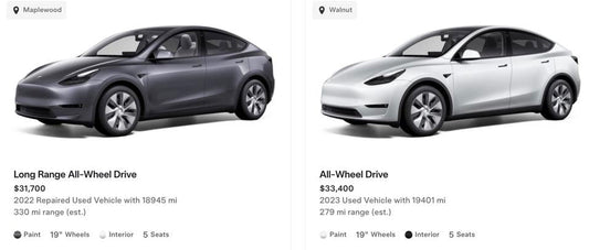Used Tesla Model Y Prices Drop Amid New Model Launch