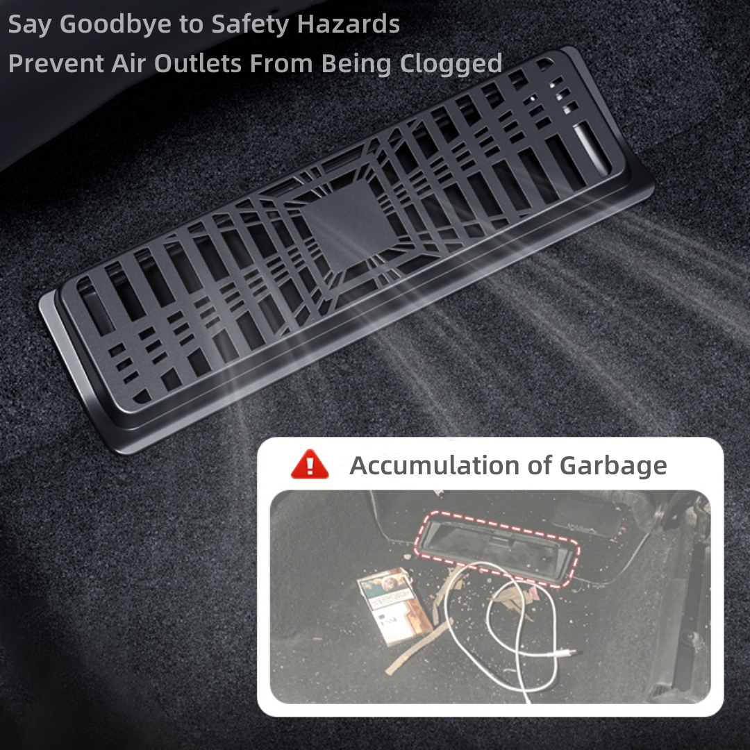 TOPABYTE Under Seat Air Vent Covers Protector for Model Y 2020-2025 New Juniper (2PCs)