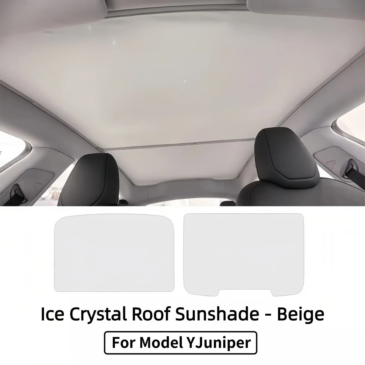 Topabyte Roof Sunshade Ice Crystal Net pour le modèle Y 2020-2025 Juniper & Model 3 2018-2025 Highland