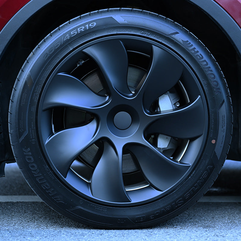 TOPABYTE 19-Inch Hubcaps Sporty Symmetric & Asymmetric Wheel Covers For Model Y 2020-2024