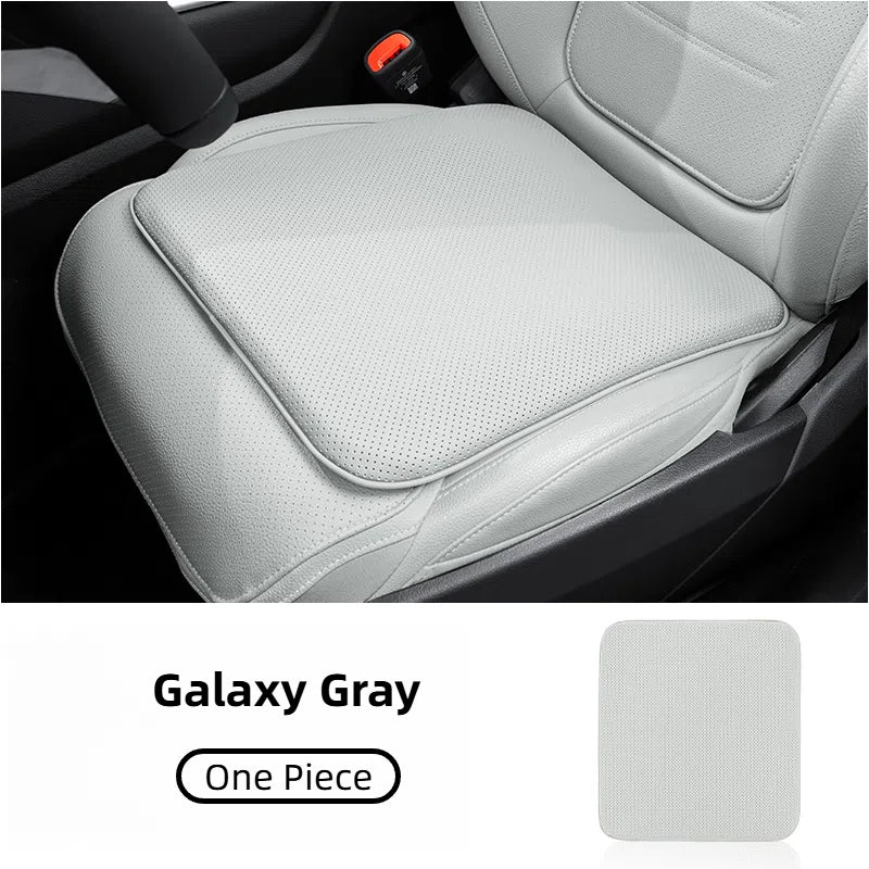 TOPABYTE Nappa Leather Seat Cover Cushion Honeycomb Breathable Memory Foam