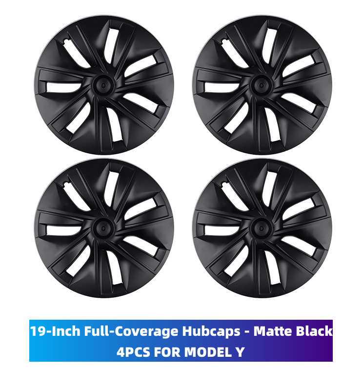TOPABYTE 19-Inch Hubcaps Full-Coverage Wheel Covers For Model Y 2020-2024
