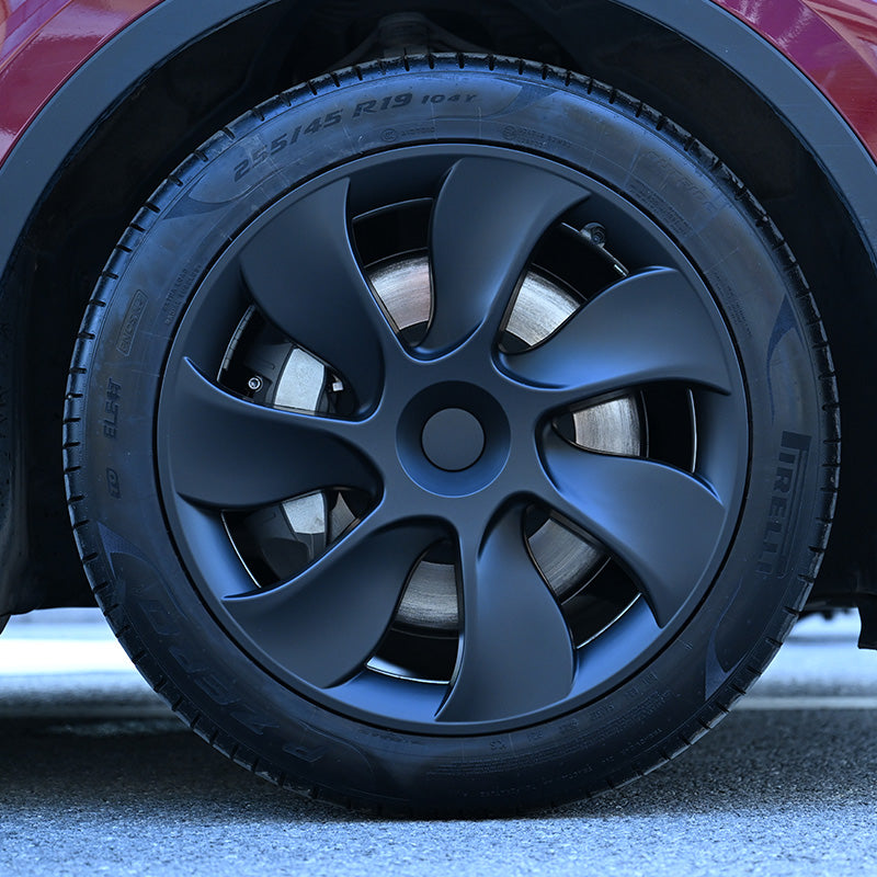 TOPABYTE 19-Inch Hubcaps Sporty Symmetric & Asymmetric Wheel Covers For Model Y 2020-2024