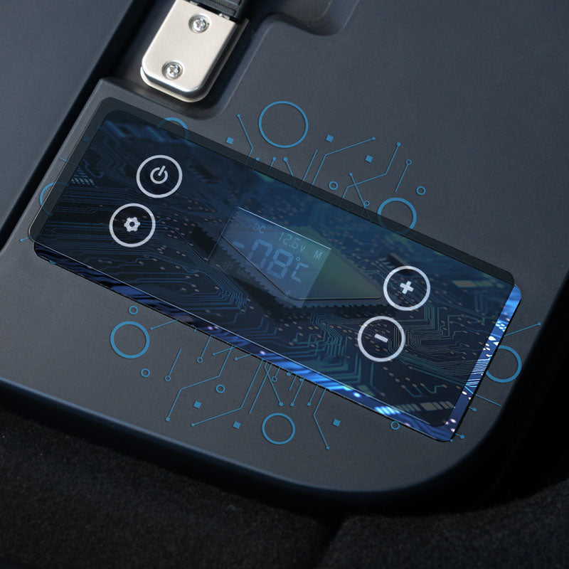Topabyte Trunk Hidden Refrigerador de automóviles de big nevera para el modelo Y 2020-2025 Juniper & Model 3 19+ (Control de aplicaciones, 35L)