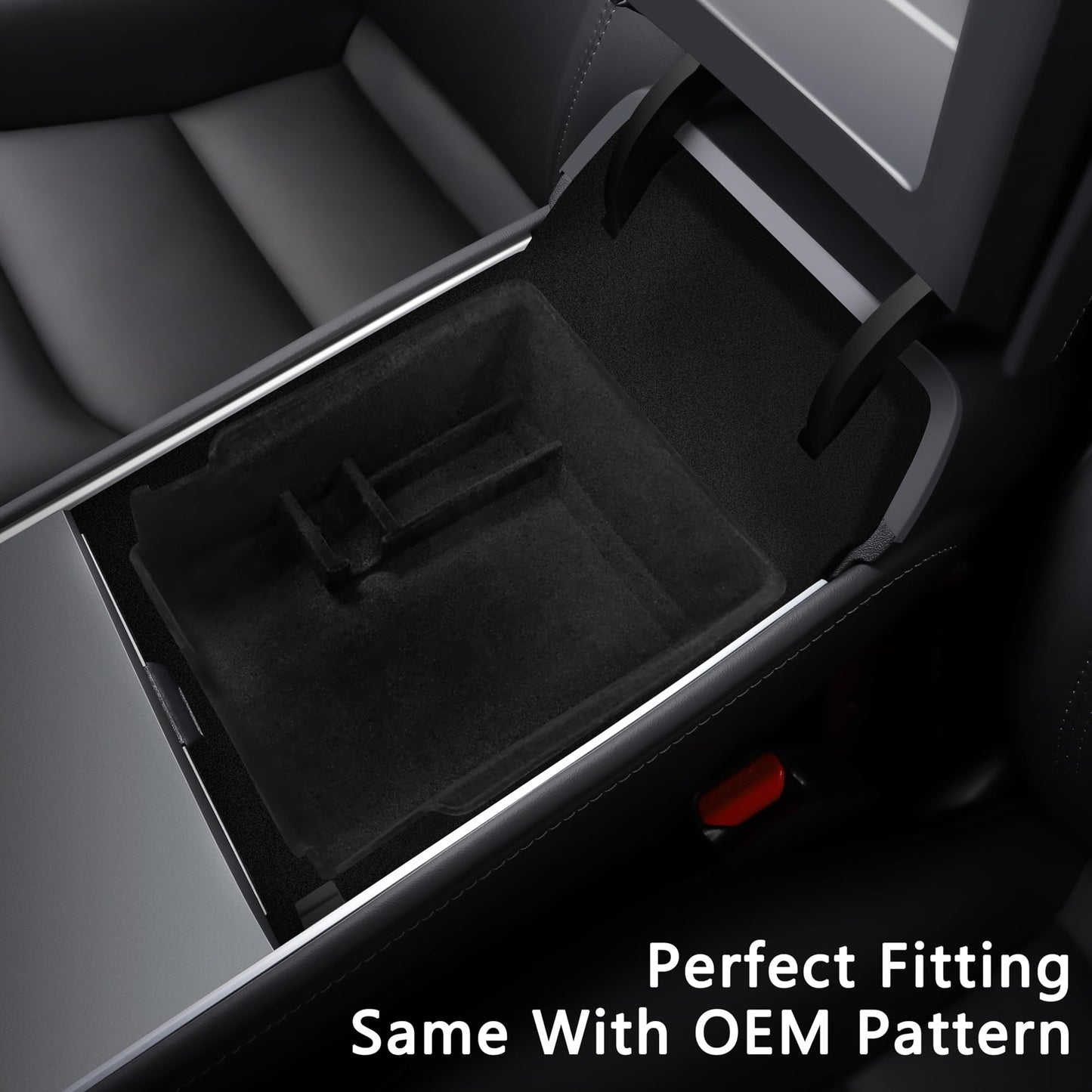 TOPABYTE Center Console Organizer Tray for Model 3 2021-2023 Before Oct. and Model Y 2021-2024