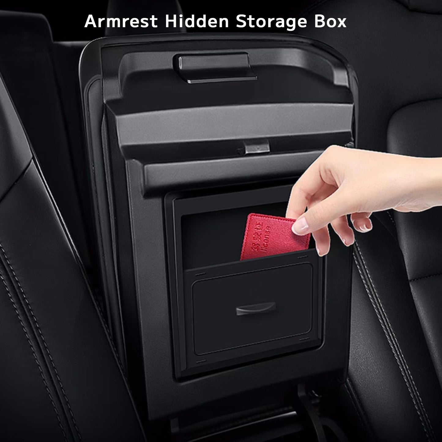 TOPABYTE Center Console Organizer Tray for Model 3 2021-2023 Before Oct. and Model Y 2021-2024