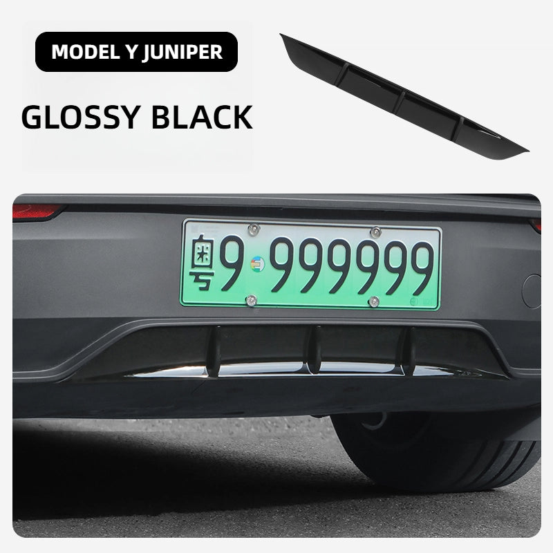 TOPABYTE ABS Car Rear Bumper Diffuser Lip Protection for New Model Y Juniper 2025+