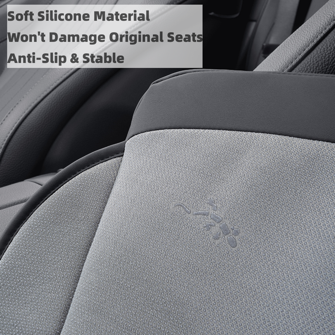 TOPABYTE Universal Nappa Leather Seat Cushion for Car/Office/Home (Black White Red Orange Brown)