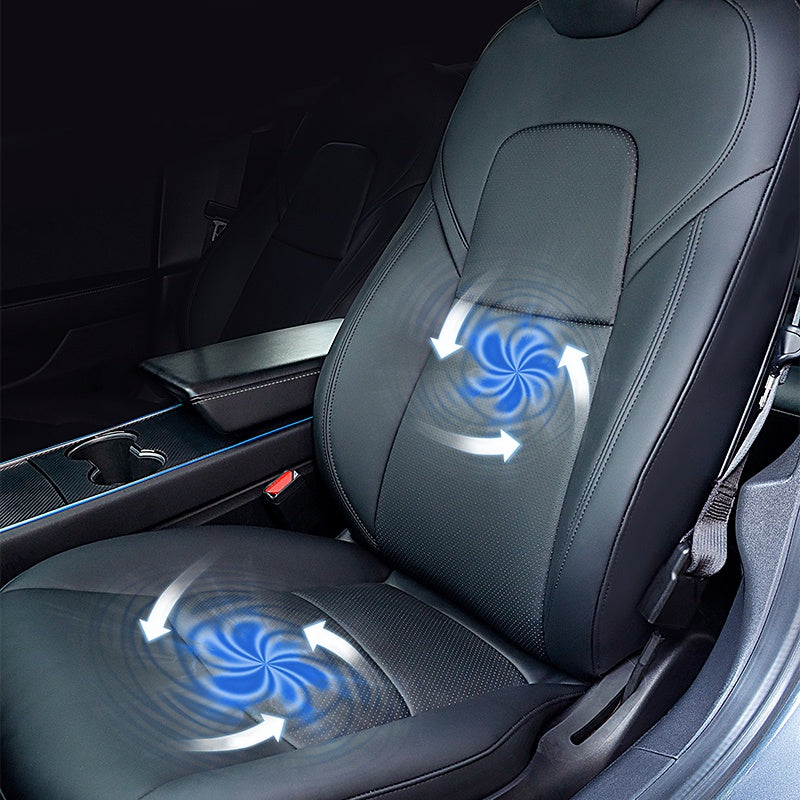 TOPABYTE Ventilated Cooling Seat Cover Cushion for Model 3 2019-2023 / Model Y 2020-2024