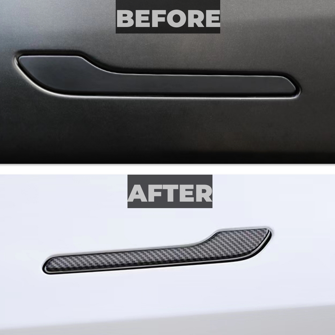 Handle de poignée de la porte topaoctet Covers 4 pc pour le modèle 3 y 2017-2025