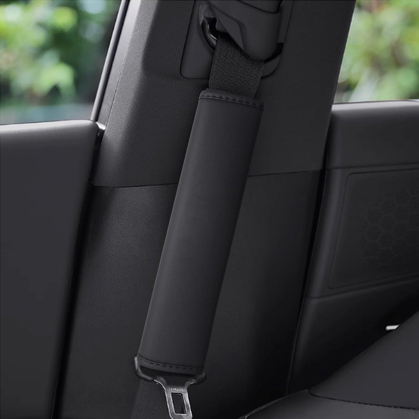 Topabyte Universal Nappa Calco della cinghia di sedere in pelle con motivi Lexus Rx NX