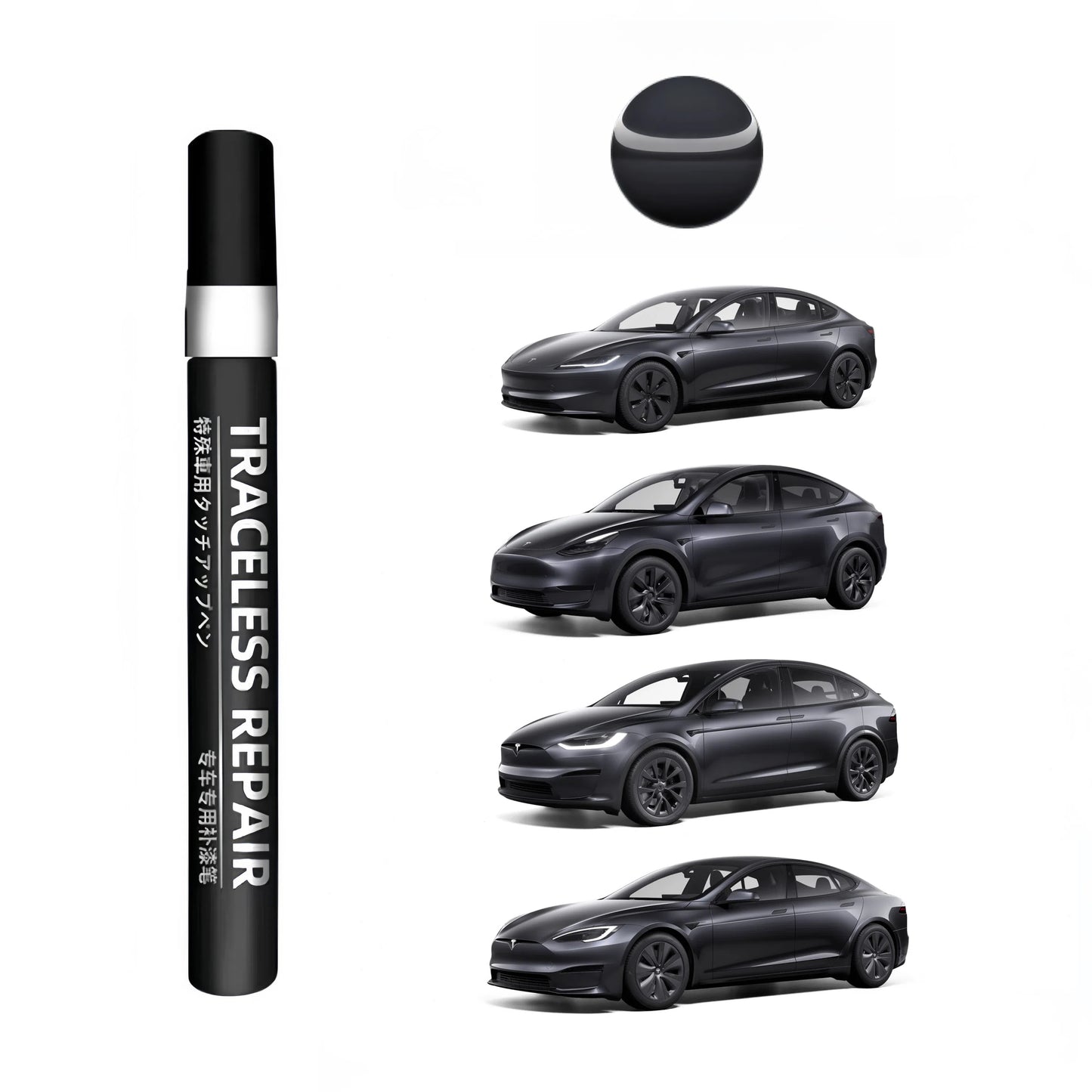 TOPABYTE Touch Up Paint Pen for Model 3YXS Highland - Car Body Paint Repair Kit