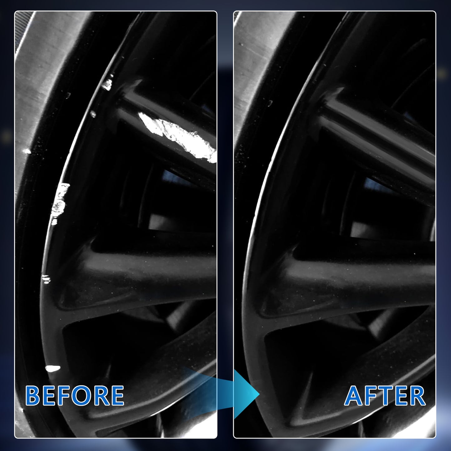 TOPABYTE Rim Touch Up Paint for Model 3/Highland/Y Wheel