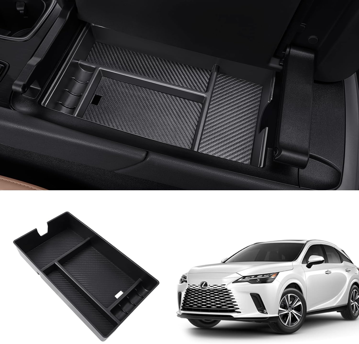 TOPABYTE Center Console Organizer for Lexus RX 2023 2024, Center