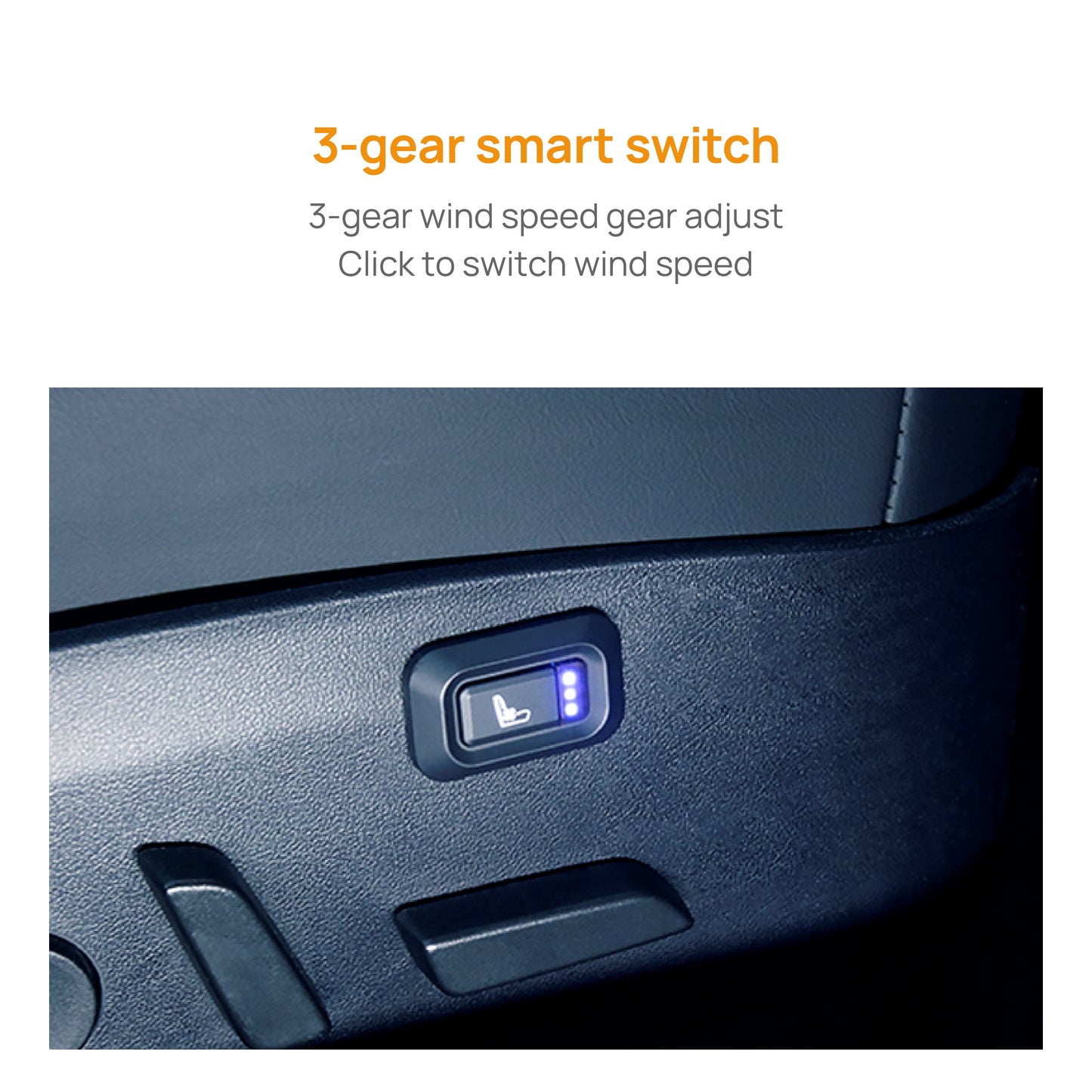 TOPABYTE Ventilated Cooling Seat Cover Cushion for Model 3 2019-2023 / Model Y 2020-2024