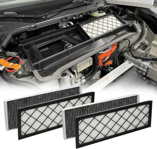 TOPABYTE Cabin Air Filter Replacement With Activated Carbon 4PC for Model Y 2020-2024+ (Set of 4)