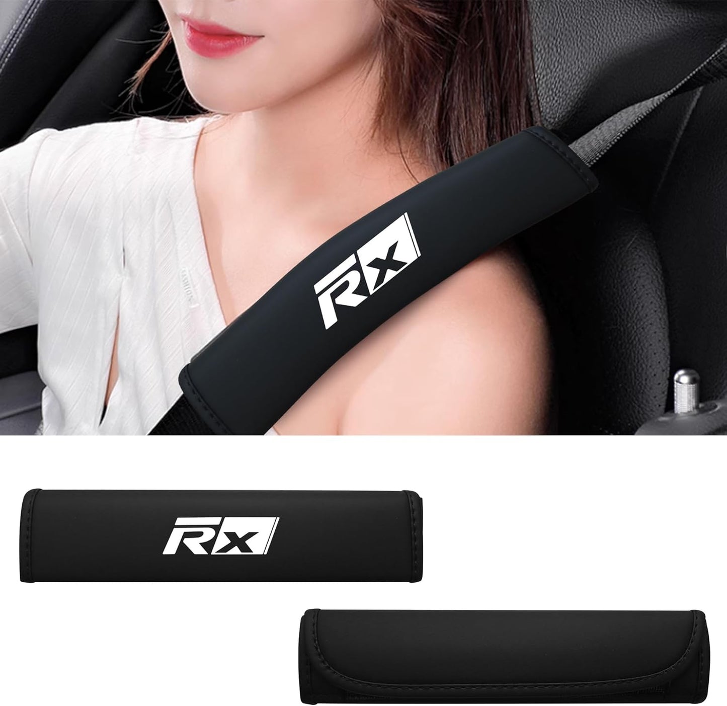 Topabyte Universal Nappa Calco della cinghia di sedere in pelle con motivi Lexus Rx NX