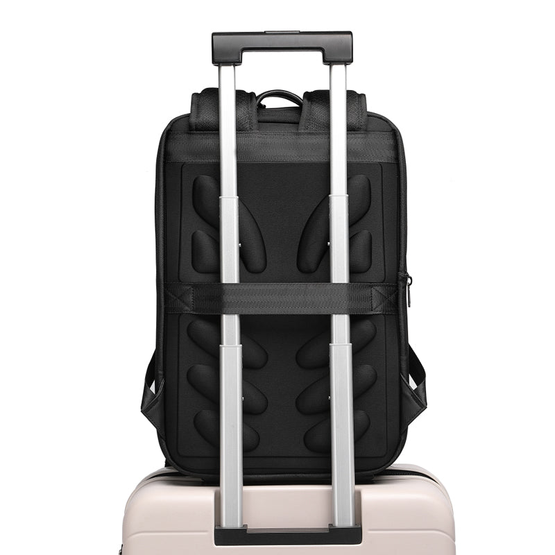 tesla cyber cybertruck model 3 Y S X 2023 2024 Highland hard shell reflective strip light night biking lock big capacity man boy travel business laptop school backpack