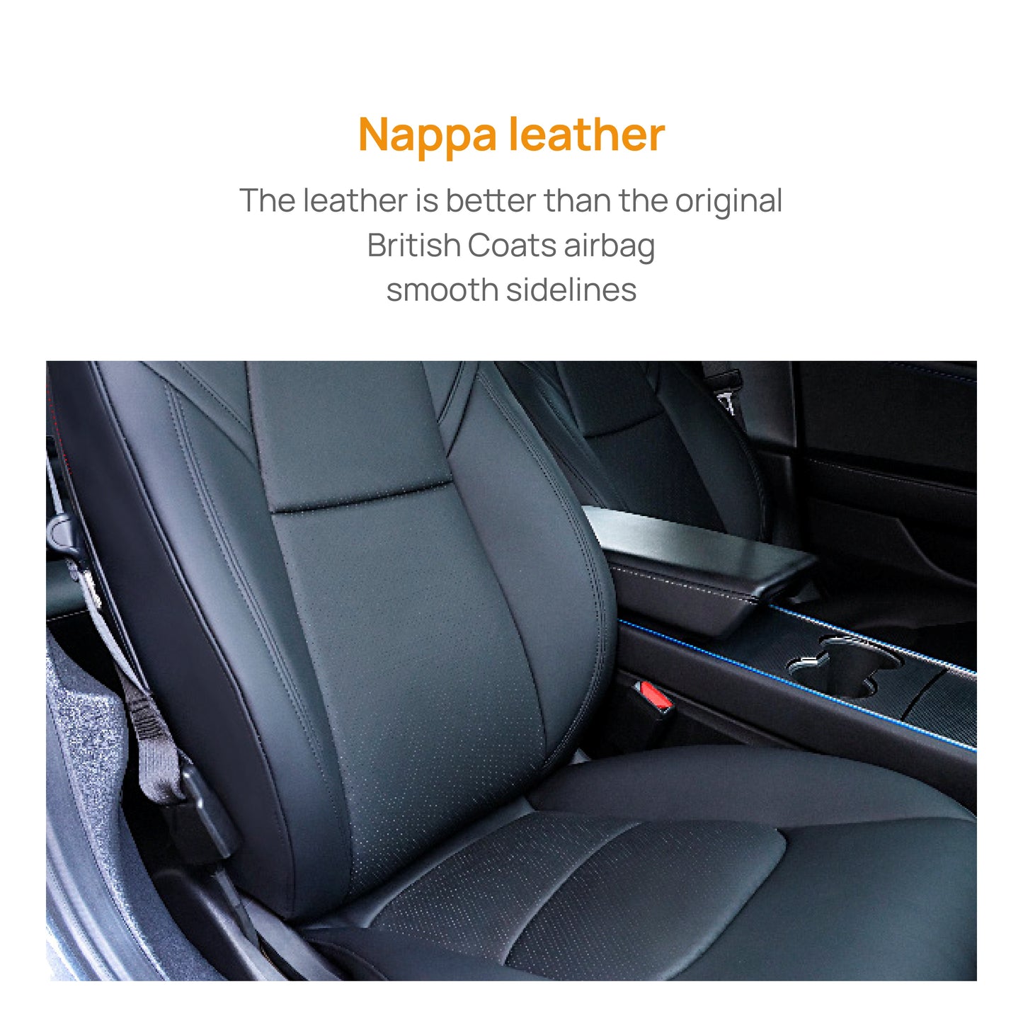 TOPABYTE Ventilated Cooling Seat Cover Cushion for Model 3 2019-2023 / Model Y 2020-2024