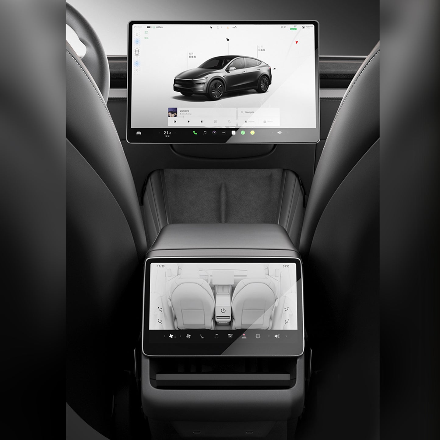 TOPABYTE Matte Screen Protector for 2026 Tesla Model 3 Model Y Juniper (Premium & Performance & Standard) – 16" 15.4" Tempered Glass, Anti-Glare & Anti-Fingerprint, with Alignment Kit
