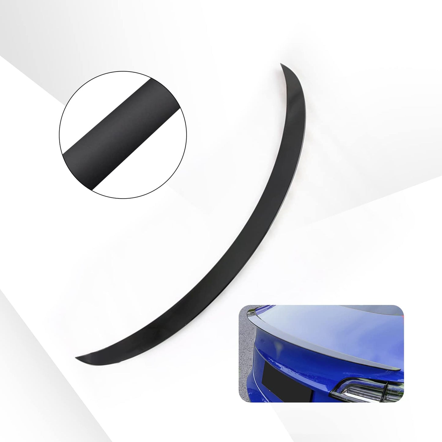 Topabyte arrière SPOILER LIP LIP POUR MODÈLE 3 2017-2023 & MODÈLE Y 2020-2024