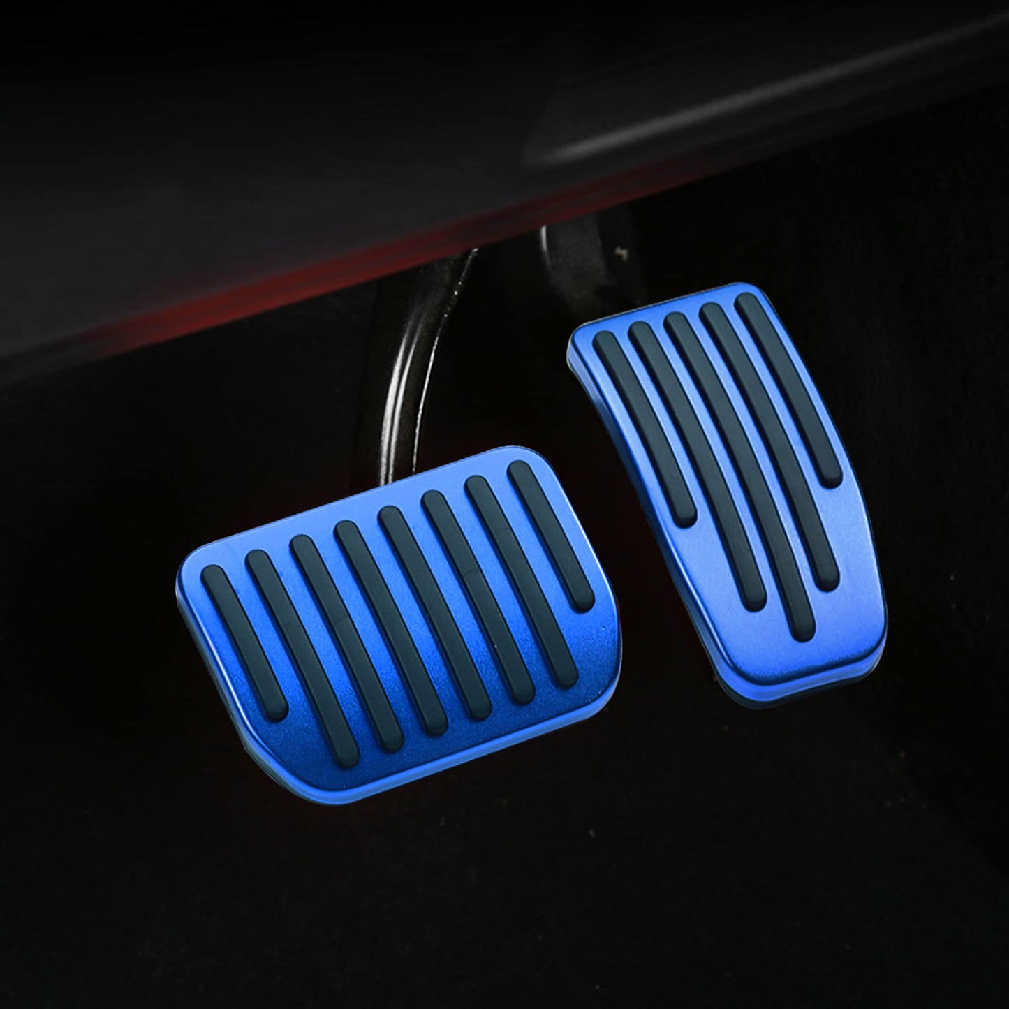 TOPABYTE Foot Pedals Brake Ruel Foot Rest Pads For 2017-2025+ Model 3 Y S X