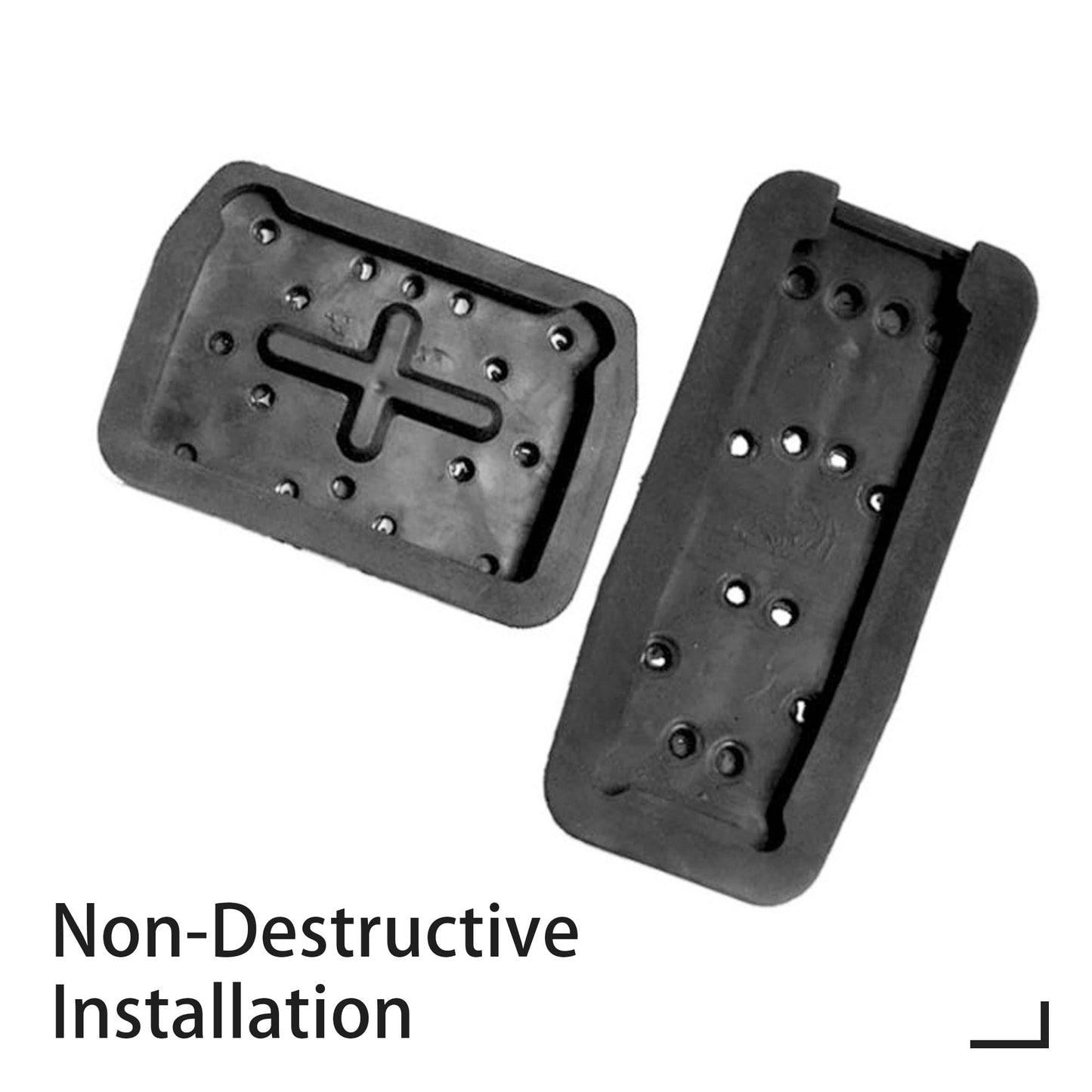 TOPABYTE Foot Pedals Brake Ruel Foot Rest Pads For 2017-2025+ Model 3 Y S X