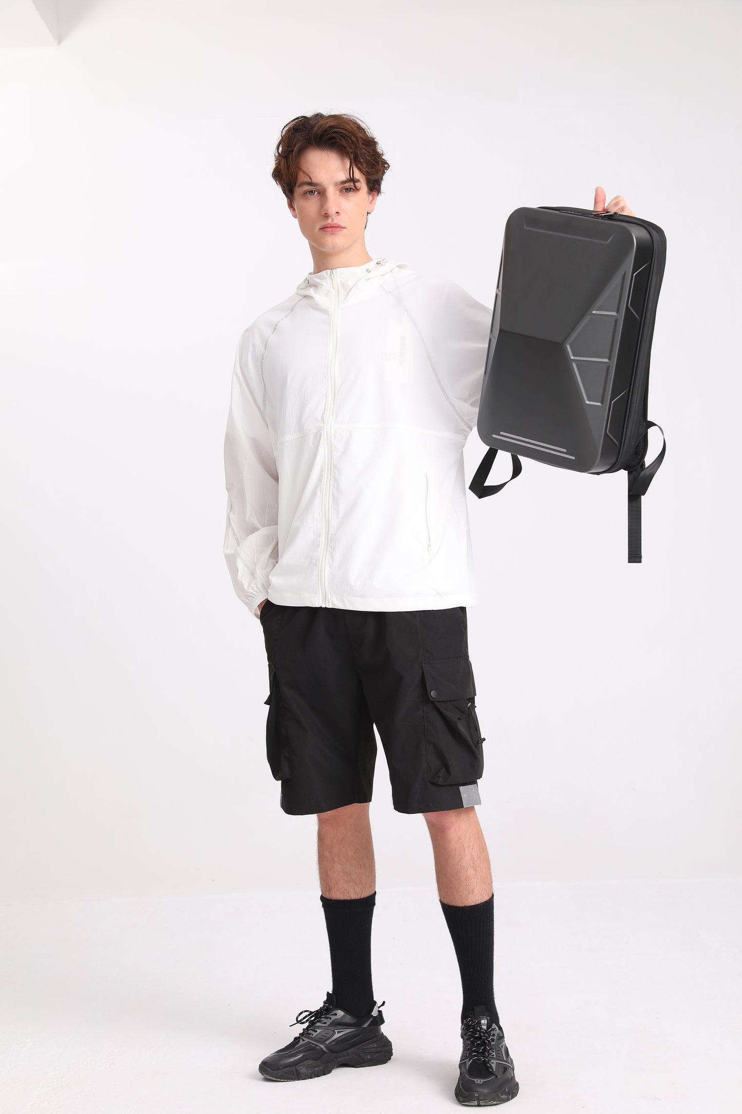TOPABYTE Cyberbackpack - Hard Shell Anti-Theft Laptop Backpack with TSA Lock