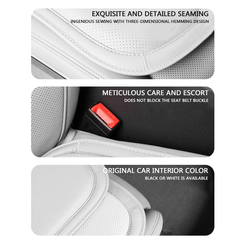TOPABYTE Car NAPPA Leather Seat Cushion