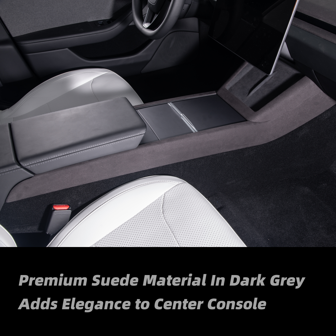 TOPABYTE Center Console Side Trim & Frame Cover Interior Decoration for New Model Y 2025 Juniper & Model 3 2024+ Highland