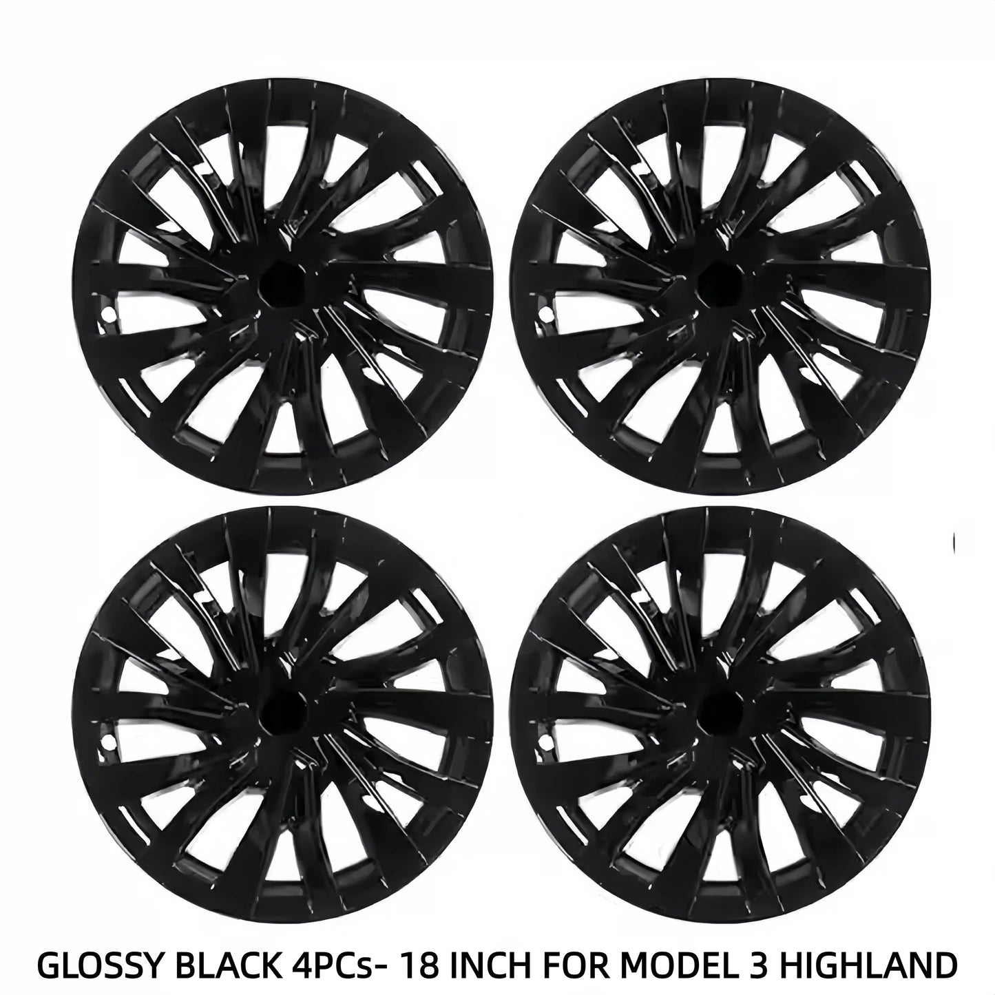 Topabyte Hubcaps Cubiertas de ruedas de estilo Nova para el Modelo 3 2024 2025 Highland