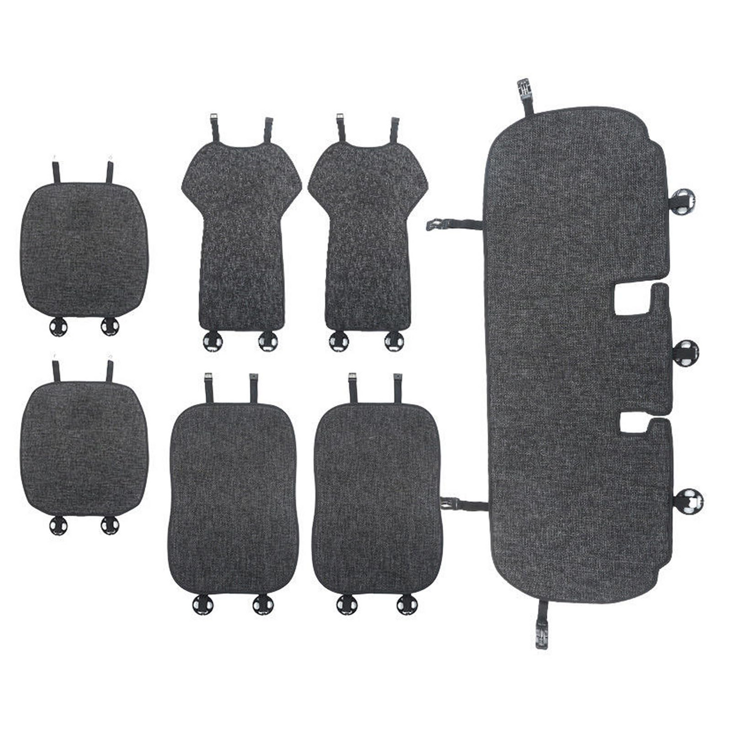 TOPABYTE Car Seat Linen Cushion for Model Y 3 2019-2025 Highland Juniper