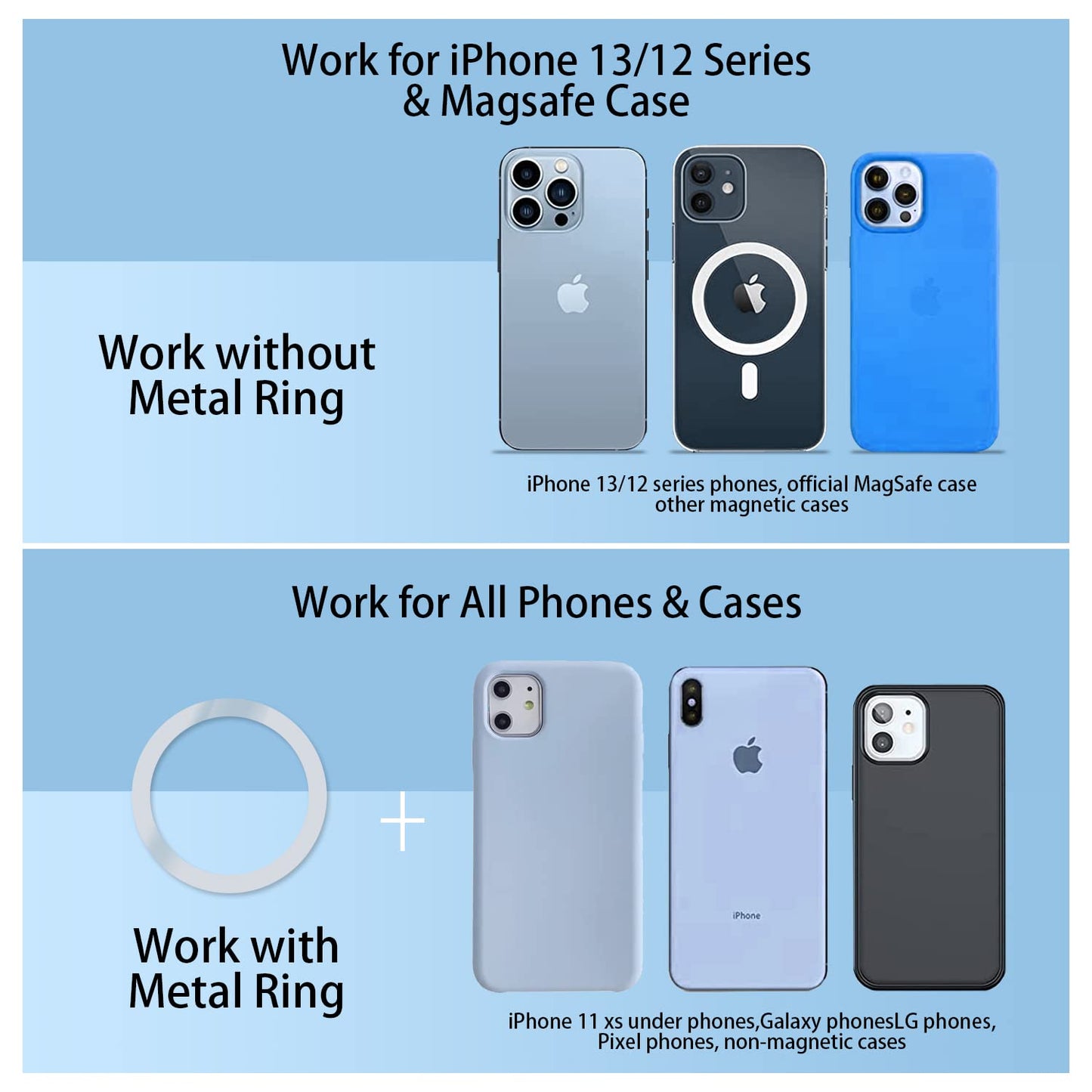 Topabyte Magnetic Telefon Mount With MagSafe Universal per la maggior parte degli schermi delle auto e modello 3YSX CyberTruck Invisible Followay Design