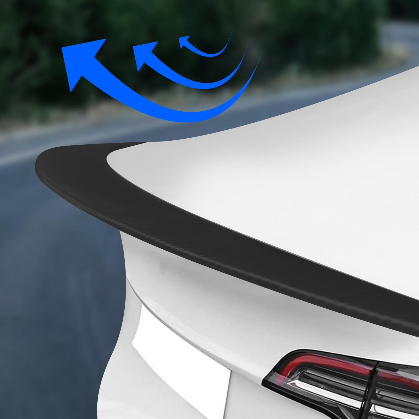 Topabyte arrière SPOILER LIP LIP POUR MODÈLE 3 2017-2023 & MODÈLE Y 2020-2024