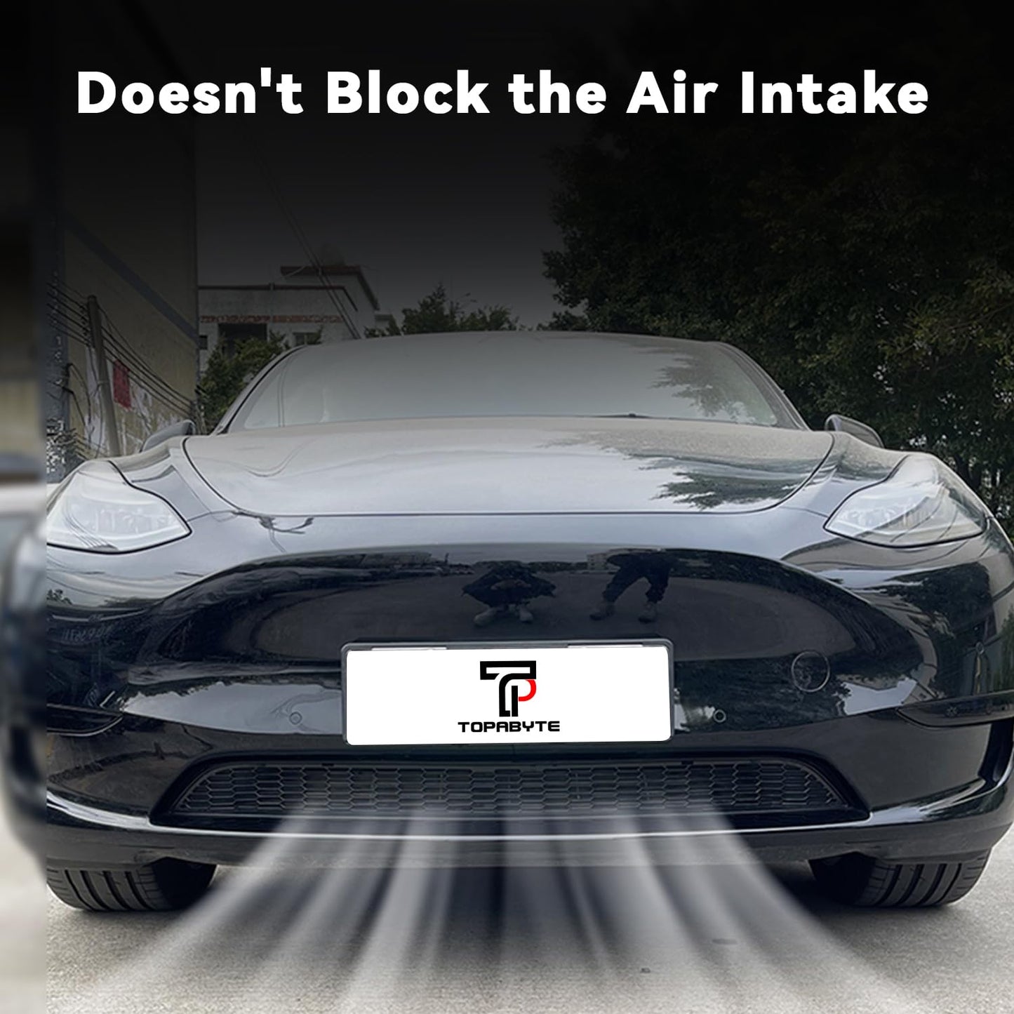TOPABYTE Front Grill Mesh Bumper Grid Inserts for Model 3 Integrated / Segmented