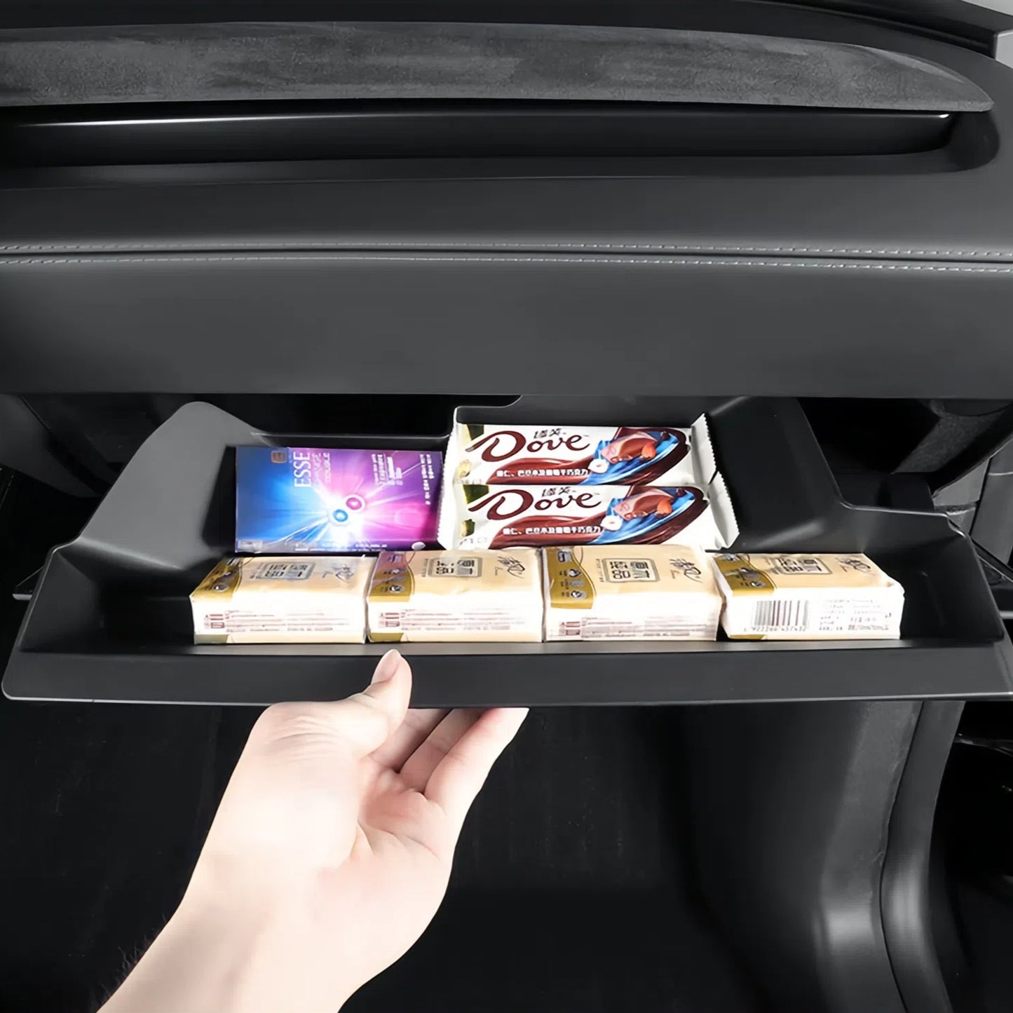 TOPABYTE Glove Box Storage Box Tray for New Model Y Juniper