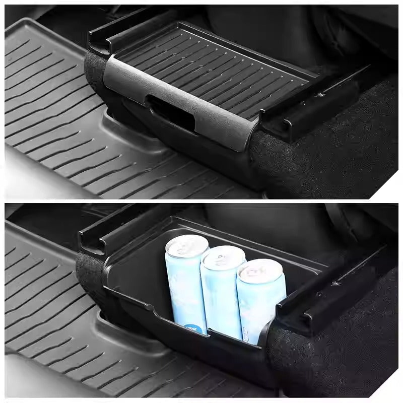 TOPABYTE Rear Seat Storage Box for Model Y 2020-2025 Juniper Center Console