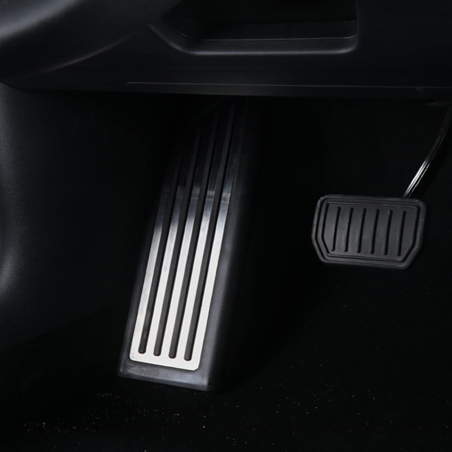 TOPABYTE Foot Pedals Brake Ruel Foot Rest Pads For 2017-2025+ Model 3 Y S X