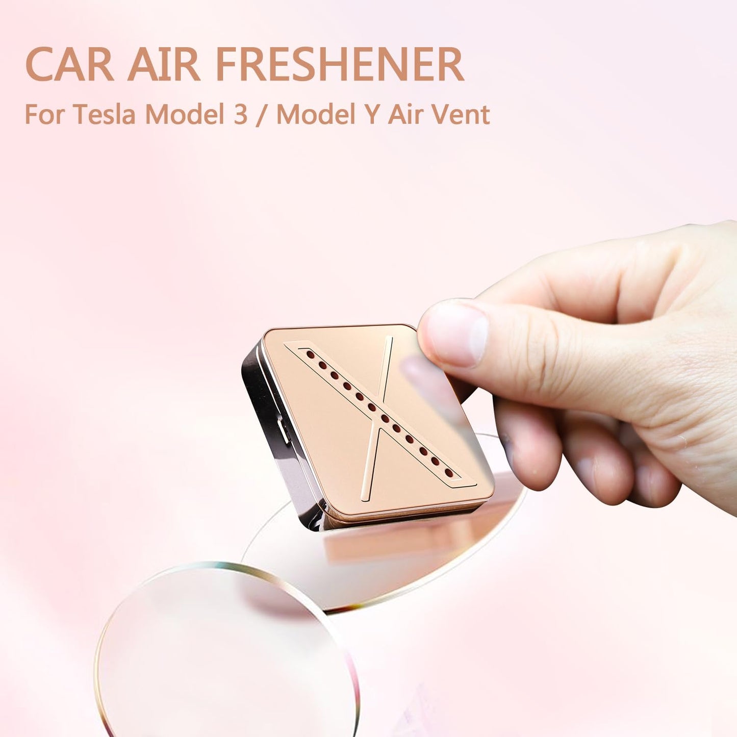 TOPABYTE Vent Car Air Freshener for Model 3 Before 2023 Oct. & Model Y 2020-2024