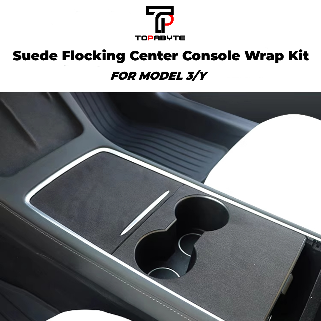 TOPABYTE Suede Flocking Wrap Kit Protector for Model 3 Y 2021-2025+ Highland/Juniper
