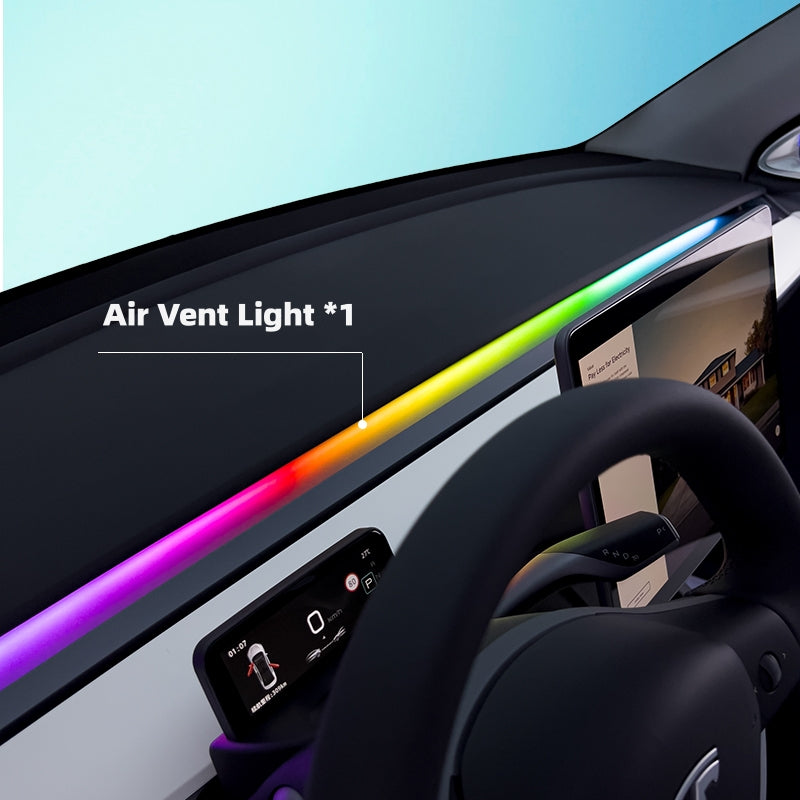 TOPABYTE Ambient Lighting Kit Interior Upgrade for Model 3/Highland/Y