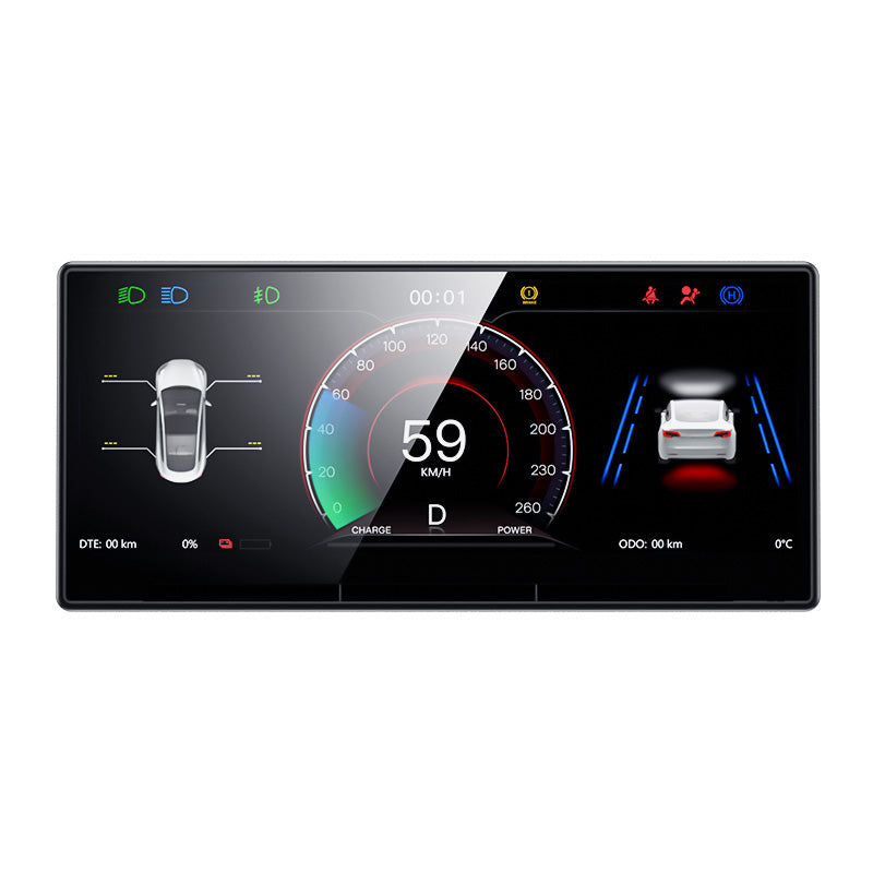 TOPABYTE 8.9'' Dashboard Screen Display with Front Camera For Model 3/Highland/Y/Juniper
