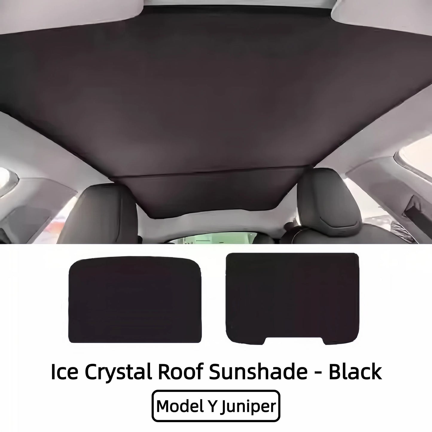 TOPABYTE Roof Sunshade Ice Crystal Net for Model Y 2020-2025 Juniper & Model 3 2018-2025 Highland