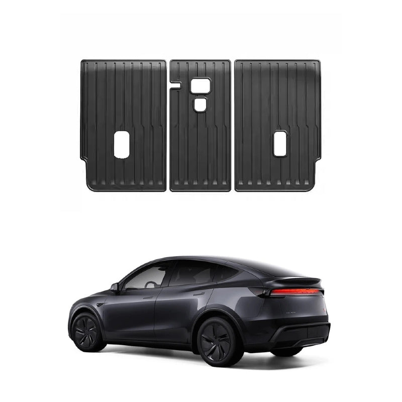 TOPABYTE Second Row Backrest Protector TPE All-Weather Mat for Model Y 2020-2025 (5-Seats)