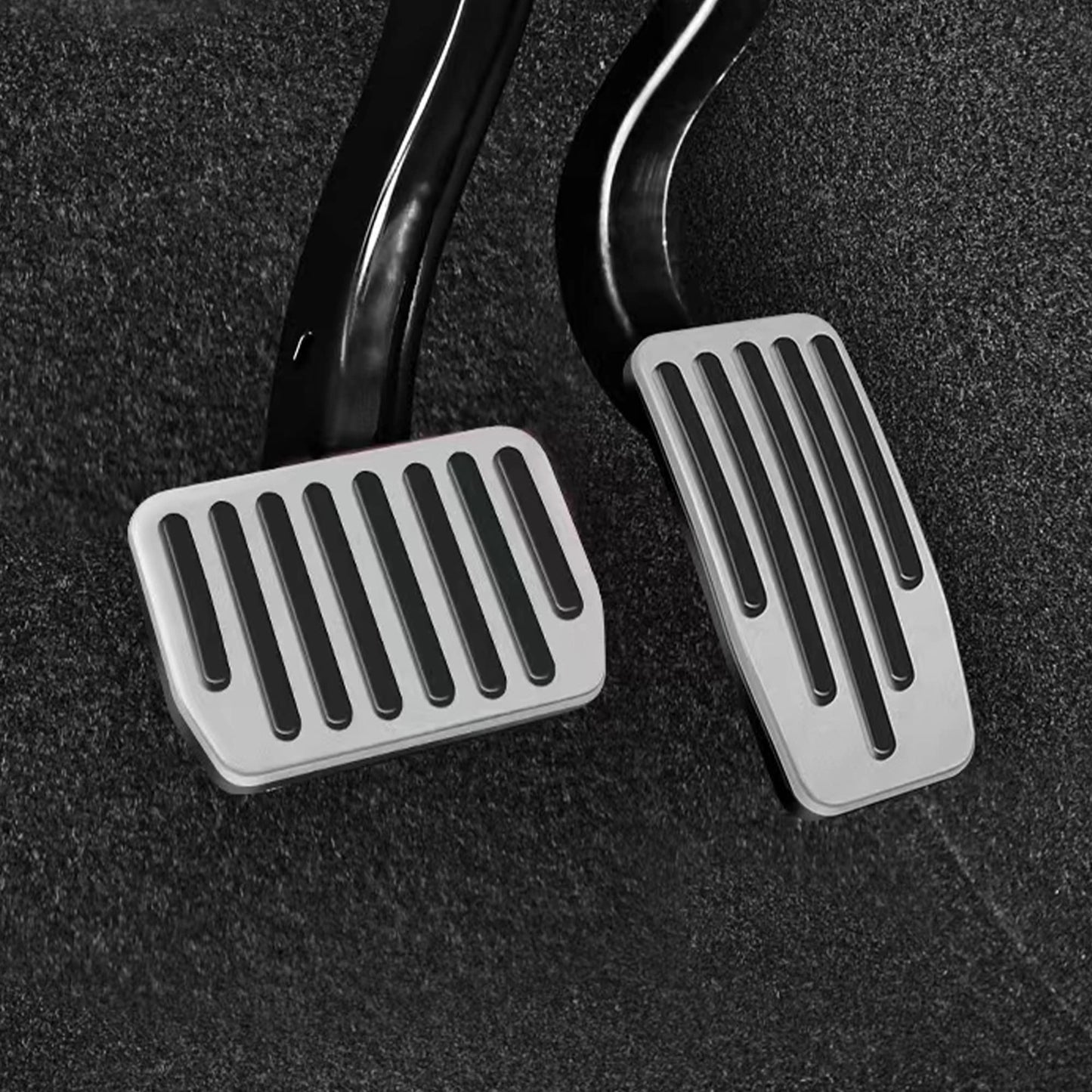 TOPABYTE Foot Pedals Brake Ruel Foot Rest Pads For 2017-2025+ Model 3 Y S X