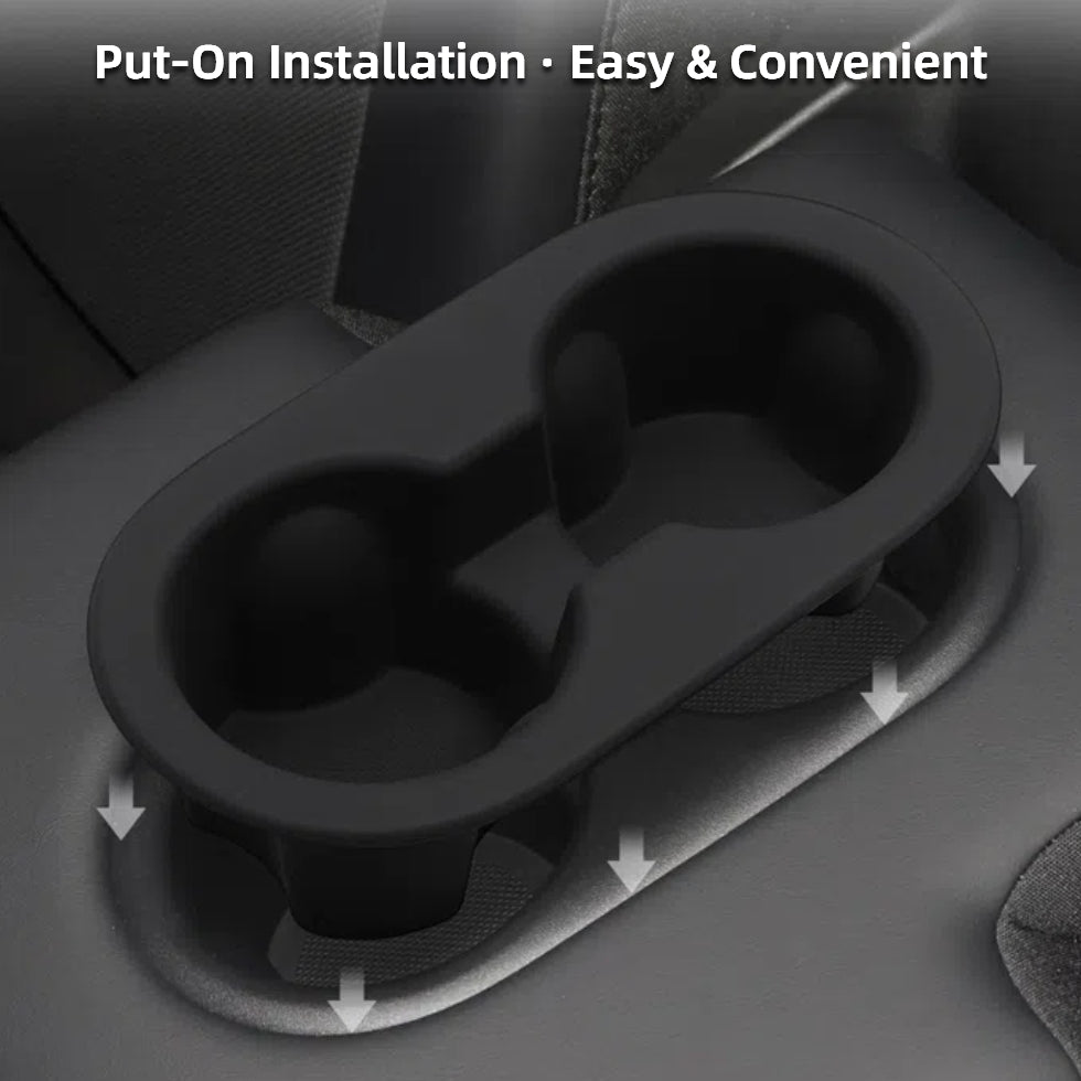 TOPABYTE Rear Armrest Silicone Cup Holder for New Model Y Jnuiper Rear Seats