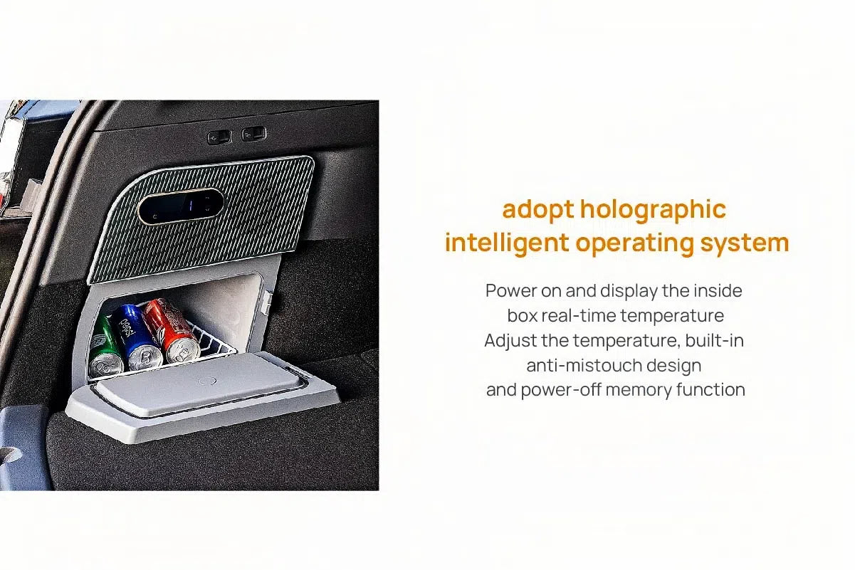 Frigorifero per auto nascosta Topabyte Trunk 15L per modello Y 2020-2024 (5 posti)