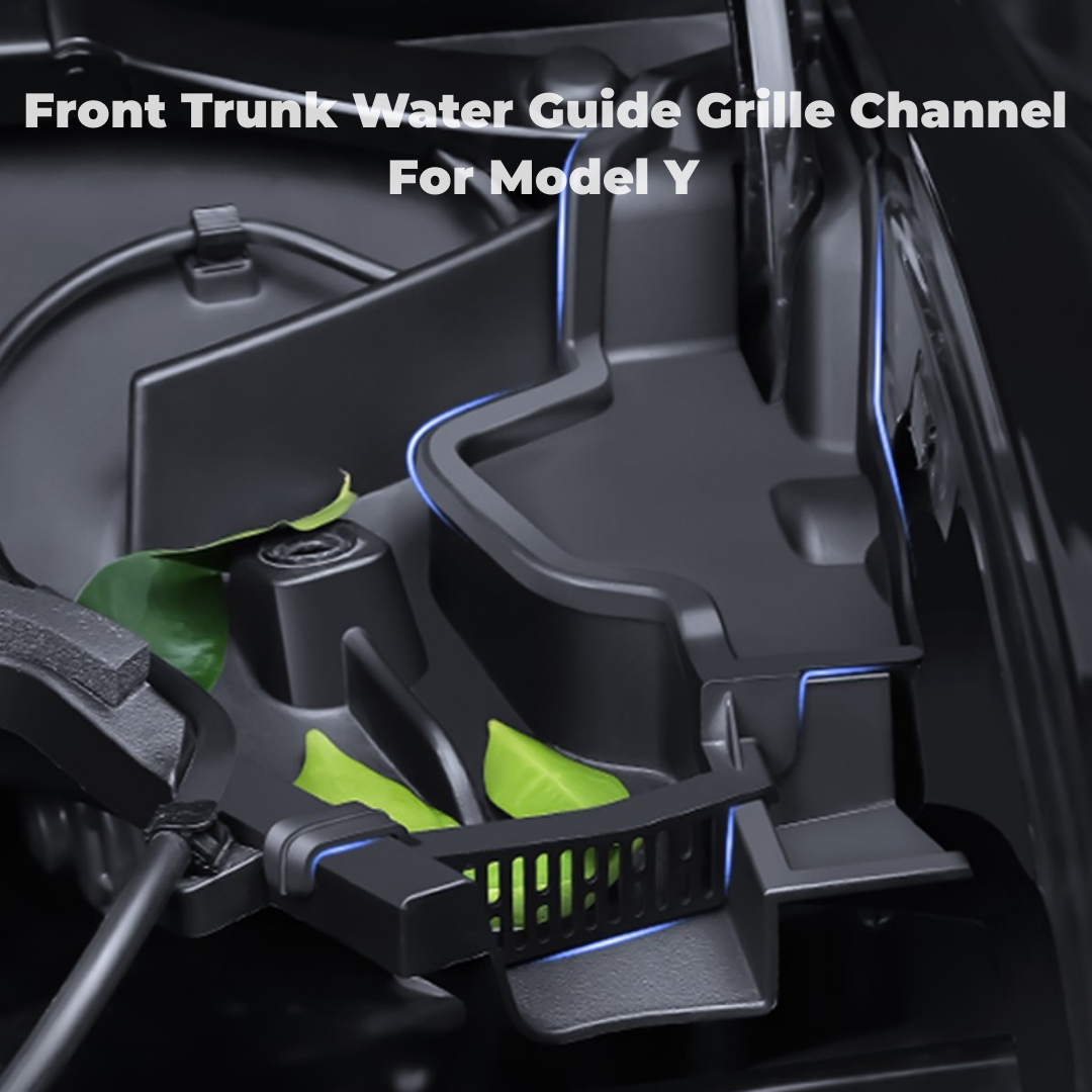 TOPABYTE Front Trunk Water Guide Grille Channel for Model Y 2020-2024