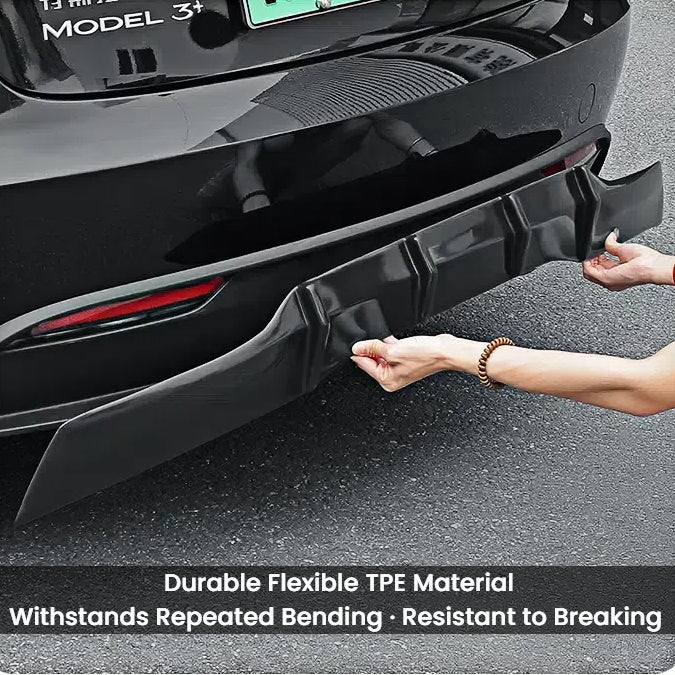 Topaocte ABS voiture arrière du pare-chocs arrière Protection des lèvres pour 2024 2025 Modèle 3 Highland