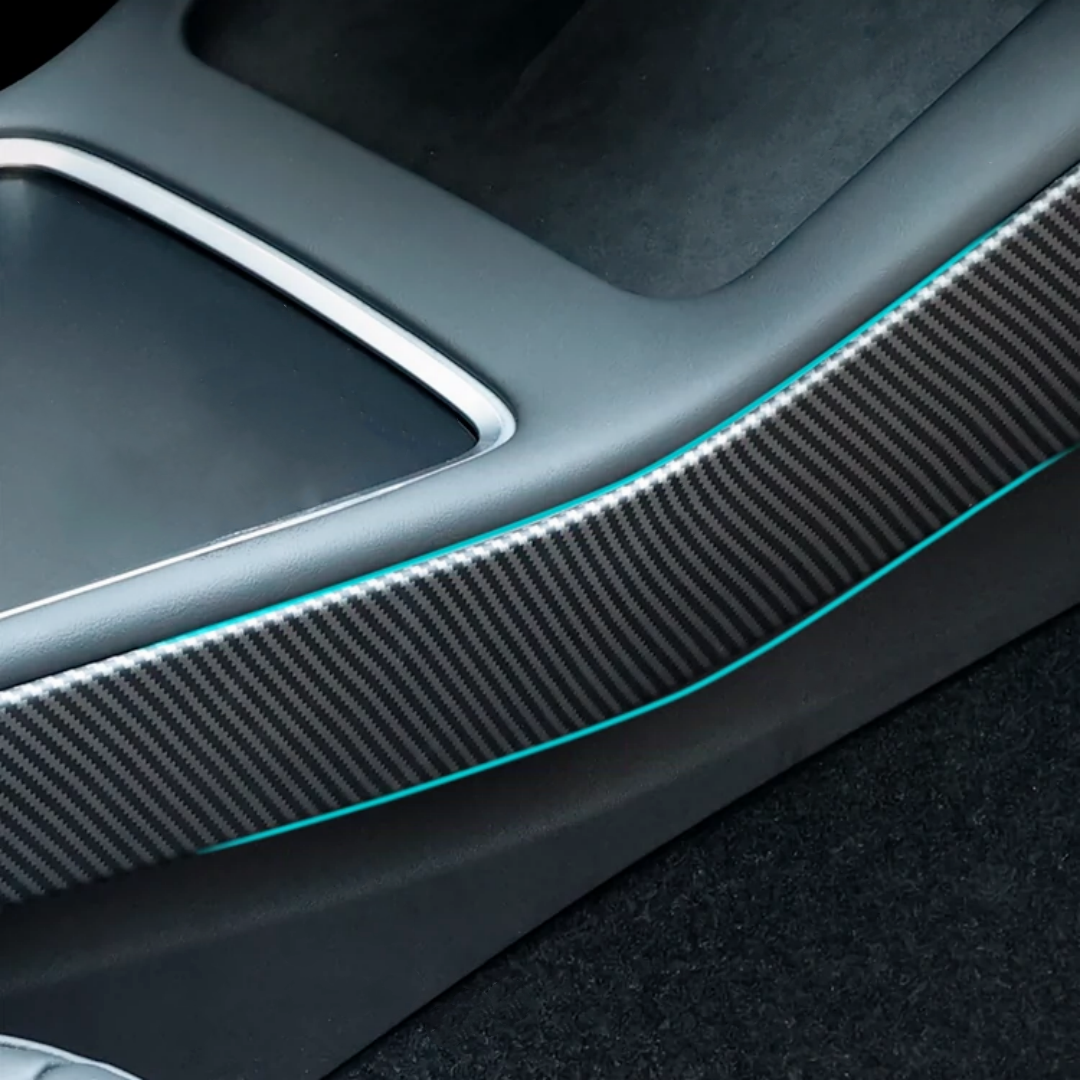 TOPABYTE Center Console Side Trim & Frame Cover Interior Decoration for New Model Y 2025 Juniper & Model 3 2024+ Highland